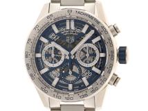 TAG HEUER　2022年ギャランティ　カレラ　キャリバーホイヤー02　100m防水　クロノグラフ　ブルーエディション　日本限定400本　CBG2019.BA0662　自動巻き　SS　　 参考定価：825000　【432】