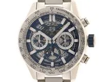 TAG HEUER　2022年ギャランティ　カレラ　キャリバーホイヤー02　100m防水　クロノグラフ　ブルーエディション　日本限定400本　CBG2019.BA0662　自動巻き　SS　　 参考定価：825000　【432】