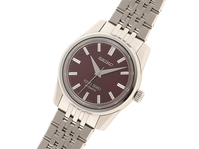 SEIKO セイコー 腕時計 2023年1月正規品 キングセイコー SDKS009 ワインレッド文字盤 ステンレス 自動巻 【472】SJ
