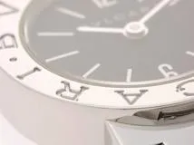 BVLGARI ブルガリ　ブルガリ　ブ　ルガリ　レディーズ時計　クォーツ　黒文字盤　ステンレス　【471】L