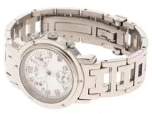 エルメス クリッパー CL1.310 クロノグラフ ホワイト レディース 腕時計