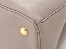 PRADA　プラダ　2wayショルダーバッグ　BN1874　グレー　サフィアーノ【207】2148103691874