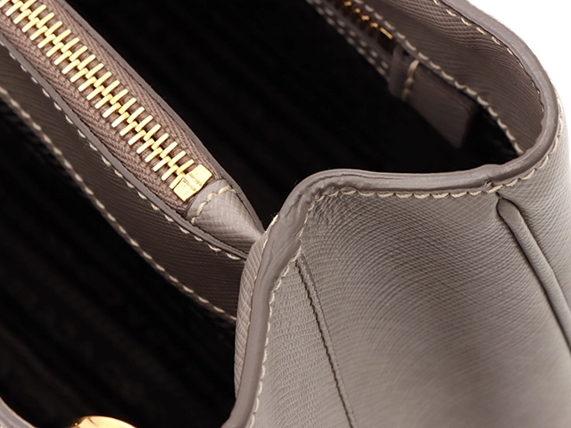 PRADA プラダ 2wayショルダーバッグ BN1874 グレー サフィアーノ【207】2148103691874