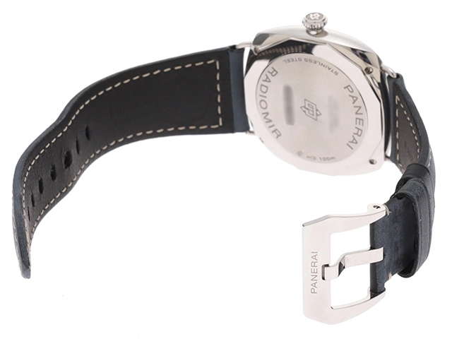 PANERAI パネライ 時計 ラジオミール オフィチーネ PAM01383 ブルー文字盤 SS/カーフレザー 手巻き メンズ（2148103693496）【200】M