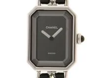 CHANEL シャネル 腕時計 プルミエールM H0451 ステンレス/革 ブラック文字盤 Mサイズ クオーツ【472】  の購入なら「質」の大黒屋（公式）