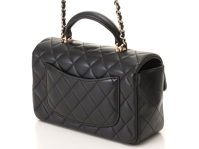 CHANEL シャネル マトラッセ トップハンドルフラップバッグ ショルダー