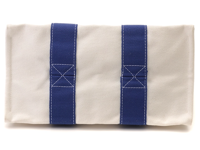 HERMES　エルメス　ボラボラPM ナチュラル　ブルー　シルバー金具【471】I