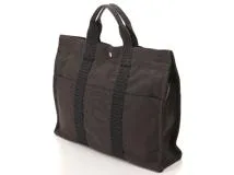 HERMÈS グレー トートバッグ HERMES エルメス トートバッグ エールライントートMM グレー