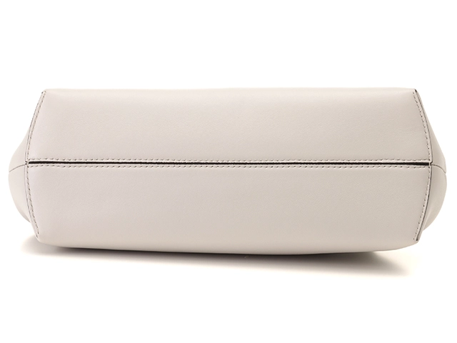 FENDI　フェンディ　ファースト　スモール　2WAY　クラッチ　ショルダーバッグ　グレー　ゴールド金具　8BP129 ABVE F1C76 【431】2143300226959