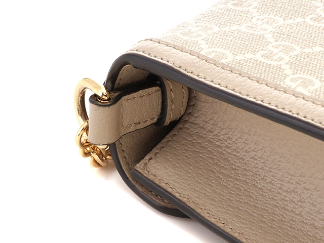 GUCCI　グッチ　GGスプリーム オフィディア　ミニ ショルダーバッグ　ベージュ　シェリーライン　696180【431】2148103697906