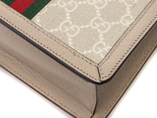 GUCCI　グッチ　GGスプリーム オフィディア　ミニ ショルダーバッグ　ベージュ　シェリーライン　696180【431】2148103697906