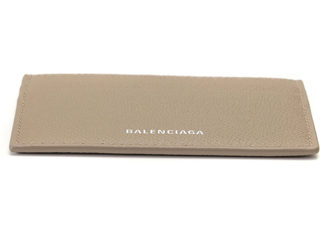 BALENCIAGA バレンシアガ カードケース グレージュ レザー【431】2148103698309