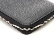 LOUIS VUITTON ルイ・ヴィトン ジッピーウォレット・ヴェルティカル トリヨンレザー ノワール M58412【430】2148103698743