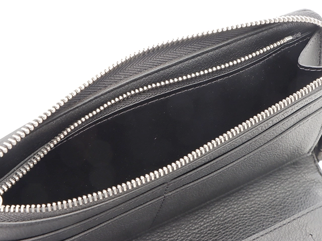 LOUIS VUITTON ルイ・ヴィトン ジッピーウォレット・ヴェルティカル トリヨンレザー ノワール M58412【430】2148103698743