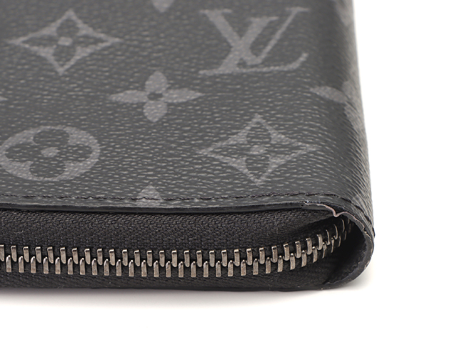LOUIS VUITTON エクリプス ジッピー ウォレット ヴェルティカル 黒 駅