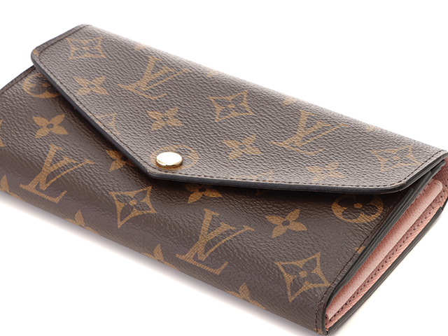 LOUIS VUITTON　ルイ・ヴィトン　ポルトフォイユ・サラ　モノグラム　ローズバレリーヌ　財布　M62235　【431】2148103698835