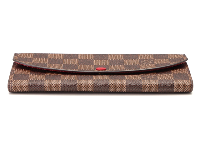 LOUIS VUITTON ルイヴィトン 長財布 N63544 ポルトフォイユ・エミリー ダミエ ルージュ 433
