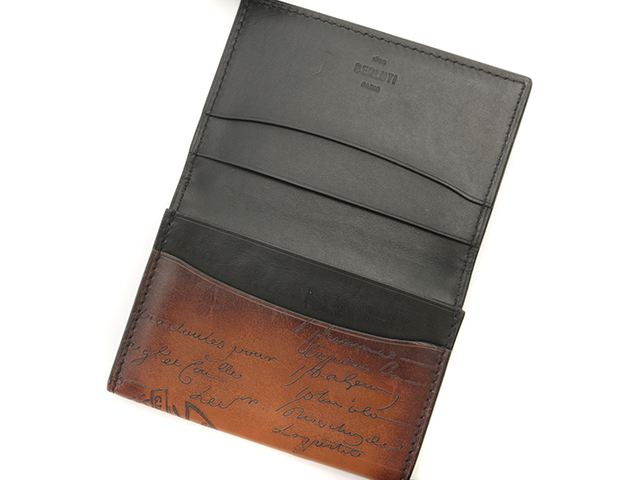 BERLUTI ベルルッティ インブイア スクリットレザー カードホルダー