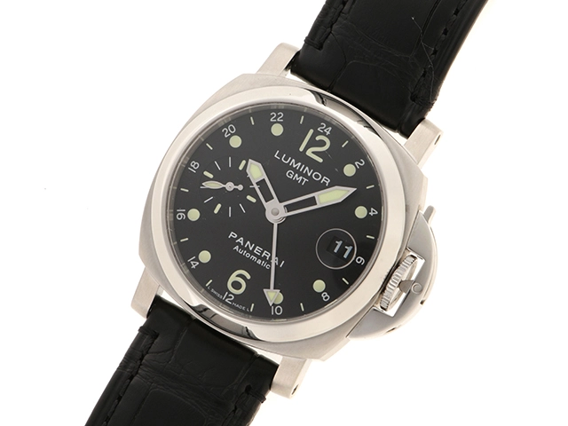 PANERAI パネライ ルミノール GMT PAM00159 SS/革 メンズ 自動巻き 2148103699290【432】