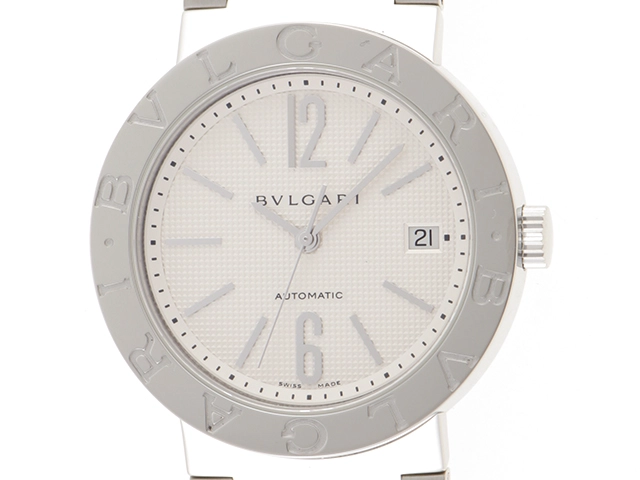 BVLGARI　　ブルガリ　　ブルガリブルガリ　　SS　　BB38SSAUTO　　ホワイト文字盤　　メンズ　　自動巻き　　【436】　2148103699306