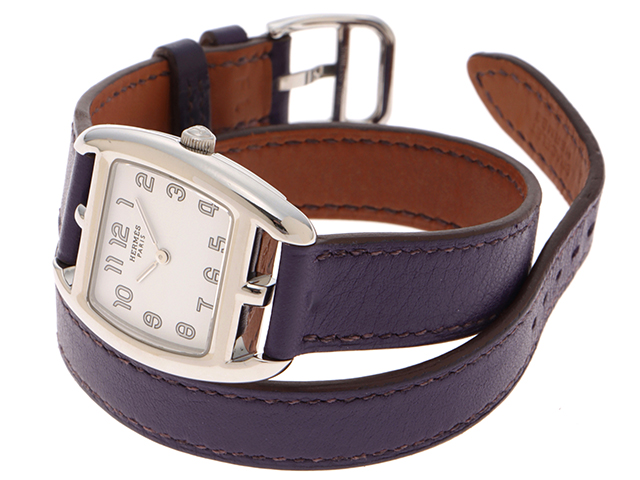 HERMES エルメス ケープコッド CC1.310 ピンク文字盤 新品