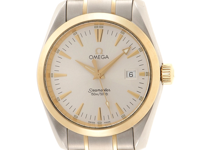 OMEGA オメガ シーマスター アクアテラ 2318.30.0﻿0 ステンレス/イエローゴールド SS/YG シルバ﻿ー メンズ クォーツ【432】2148103700422  の購入なら「質」の大黒屋（公式）