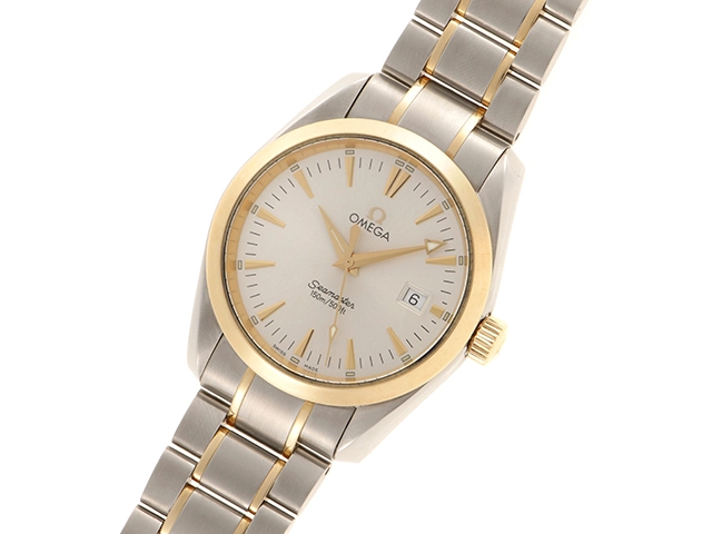 OMEGA　オメガ　シーマスター アクアテラ　2318.30.0﻿0　ステンレス/イエローゴールド　SS/YG　シルバ﻿ー　メンズ　クォーツ【432】2148103700422