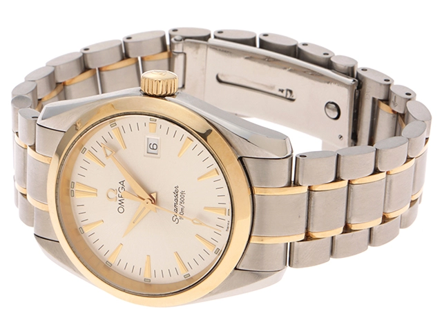 OMEGA　オメガ　シーマスター アクアテラ　2318.30.0﻿0　ステンレス/イエローゴールド　SS/YG　シルバ﻿ー　メンズ　クォーツ【432】2148103700422