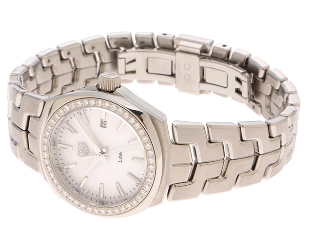 TAG　HEUER　2024年保証書　タグホイヤー　リンク　WBC1314.BA0600　SS/ダイヤ　シェル　レディース　クォーツ　2148103700446【430】