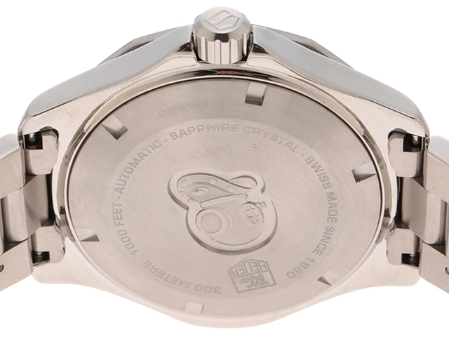 TAG HEUER タグ・ホイヤー 腕時計 アクアレーサー オートマティック キャリバー５ WAP2011.BA0830 ステンレス ホワイト文字盤 自動巻き【472】SJ