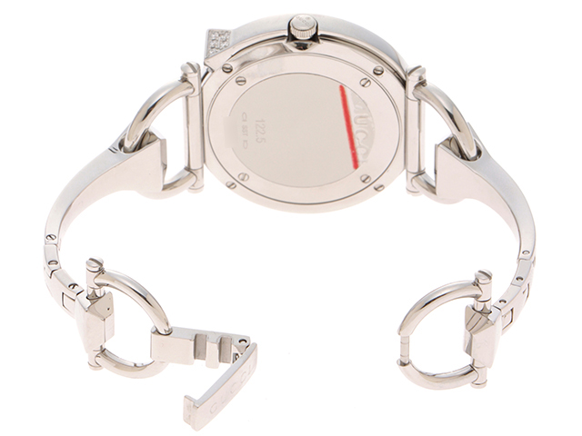 GUCCI グッチ 腕時計 キオド 122.5 ステンレスス ダイヤモンドベゼル