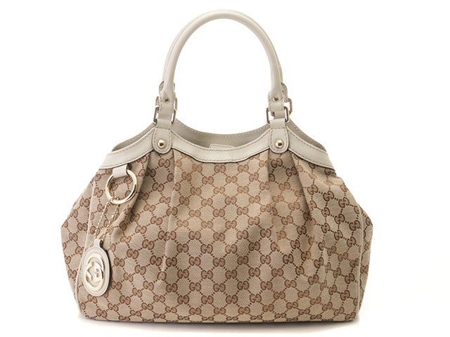 GUCCI(グッチ) / スーキーハンドバッグ[仕入]/PVC/ゴールド/総柄