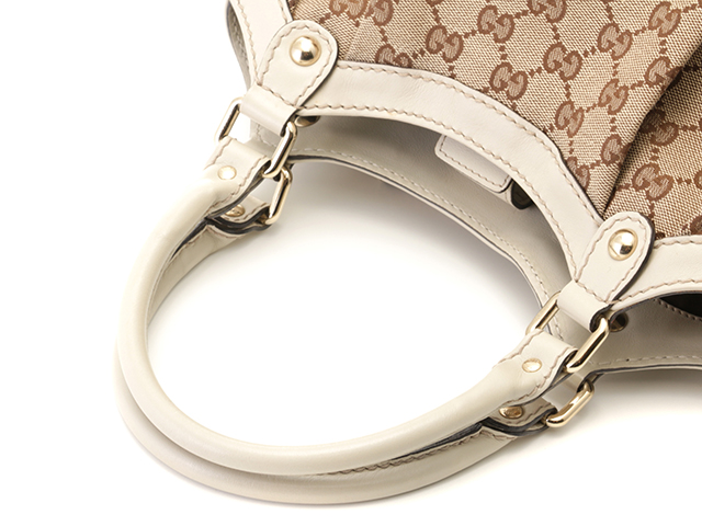 GUCCI グッチ ハンドバッグ スーキー GGキャンバス×レザー ベージュ 楽天市場】GUCCI グッチ スーキー GGキャンバス ハンドバッグ