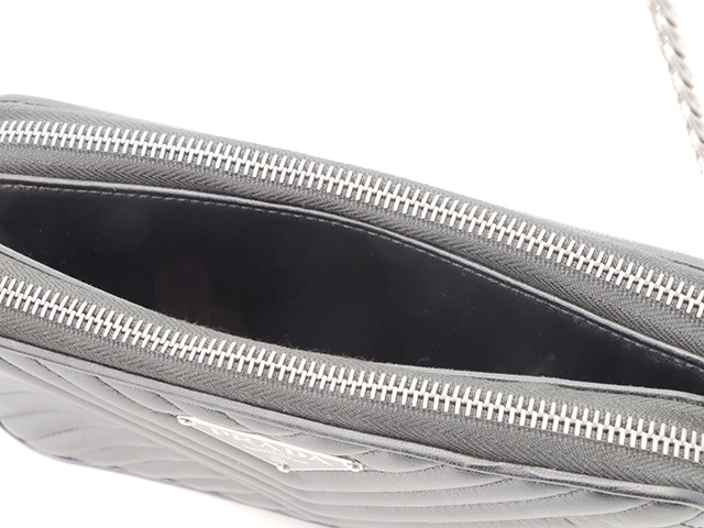 PRADA プラダ/チェーンショルダーバッグ/シルバー/1DH010/ABランク/82