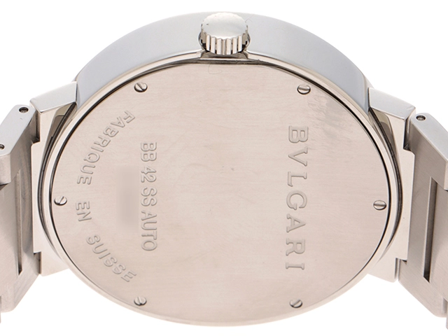 BVLGARI ブルガリブルガリ BB42SS シルバー ステンレススチール メンズ 自動巻き (2148103702600)【200】