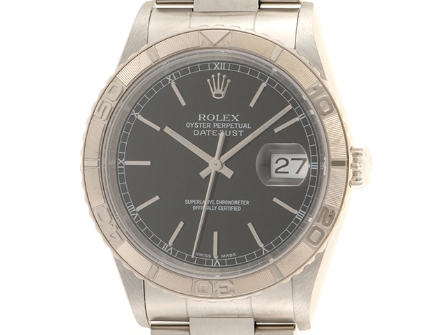 P番 ROLEX ロレックス 16264 デイトジャスト サンダーバード ブラック 