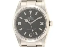 F番2005年並行品 ROLEX ロレックス 腕時計 エクスプローラーI 36ｍｍ 114270 ステンレススチール ブラック文字盤 自動巻き【472】SJ