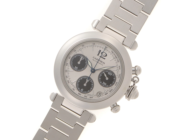 Cartier　カルティエ　パシャＣ　クロノグラフ　W31048M7　自動巻き　メンズ【471】IK