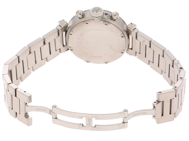 Cartier　カルティエ　パシャＣ　クロノグラフ　W31048M7　自動巻き　メンズ【471】IK