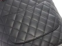 CHANEL　シャネル　カルボンライン　ミディアムトート  ブラック　ホワイト　ピンク　SV　カーフ　【471】SK