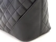 CHANEL　シャネル　カルボンライン　ミディアムトート  ブラック　ホワイト　ピンク　SV　カーフ　【471】SK