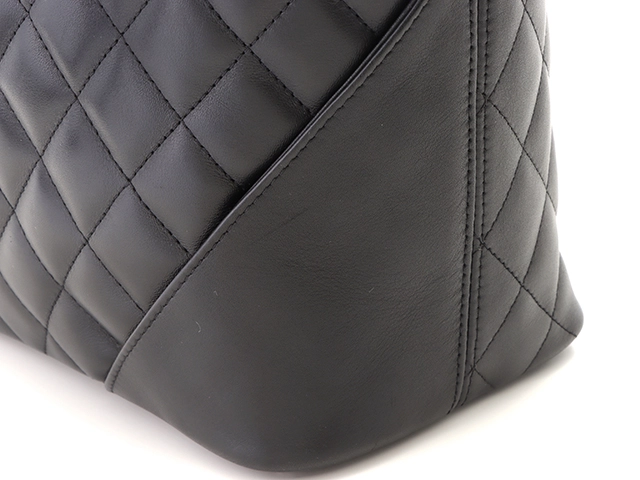 CHANEL　シャネル　カルボンライン　ミディアムトート  ブラック　ホワイト　ピンク　SV　カーフ　【471】SK
