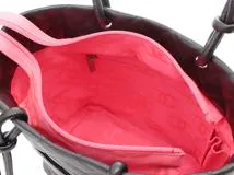 CHANEL　シャネル　カルボンライン　ミディアムトート  ブラック　ホワイト　ピンク　SV　カーフ　【471】SK