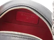 シャネル　CHANEL19　ラウンドチェーンショルダー　ブラック／ＧＰ／ＳＶ　レザー【430】2148103706387