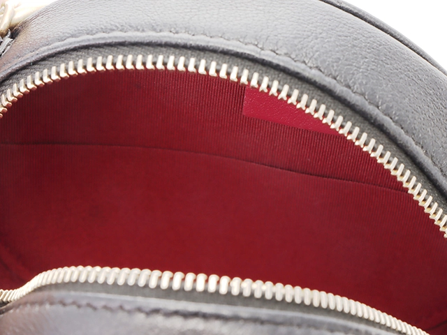 シャネル　CHANEL19　ラウンドチェーンショルダー　ブラック／ＧＰ／ＳＶ　レザー【430】2148103706387