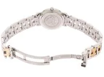 HERMES エルメス クリッパー CL4.220 GP/SS アイボリー クォーツ 【460】2148103706912