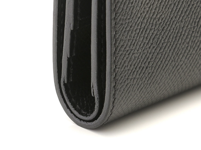 HERMES　エルメス　ベアンコンパクト　ブラック/GP　ヴォーエプソン　C刻印　2148103707391【432】