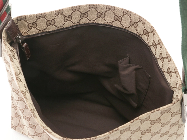 GUCCI　グッチ GGショルダーバッグ　ブラウン　キャンバス/レザー 　189751　【471】SK　2148103707889