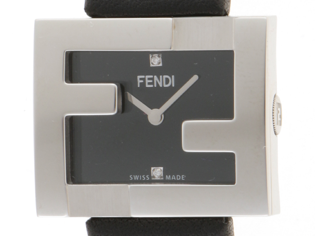 FENDI フェンディ 腕時計 F100101001 SS/レザー レクタンギュラークォーツ【434】 の購入なら「質」の大黒屋（公式）