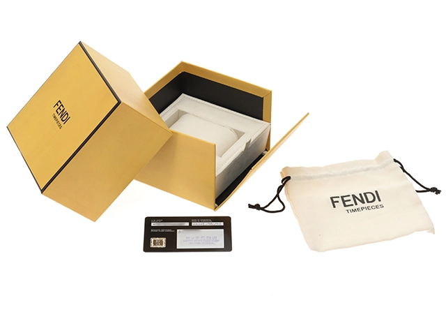 FENDI　フェンディ　エフ イズ フェンディ ラナウェイ　F710021011　ブラック文字盤　ステンレススチール/革　クオーツ　レディース時計　2148103709142【430】